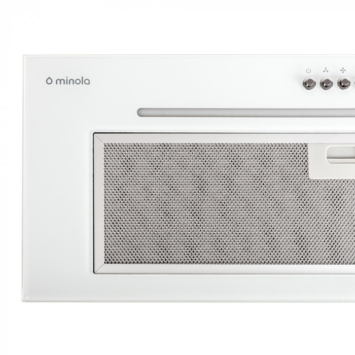 Витяжка повновбудована MINOLA HBI 7664 WH GLASS 1000 LED Line