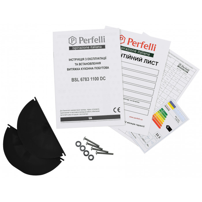 Витяжка повновбудована PERFELLI BSL 6783 BL 1100 DC