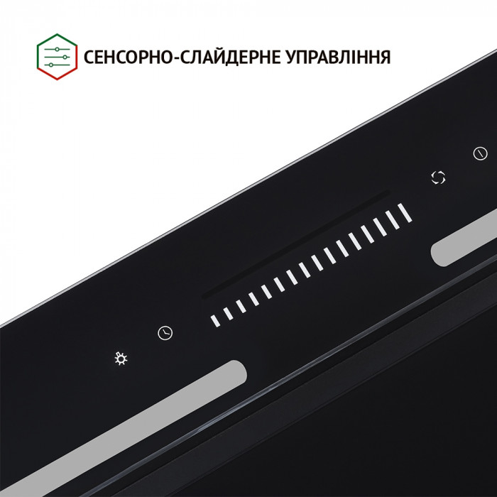 Витяжка повновбудована PERFELLI BSL 6783 BL 1100 DC