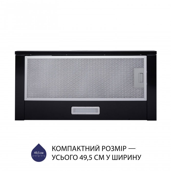 Витяжка телескопічна MINOLA HTL 5714 BL 1100 LED