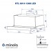Витяжка телескопічна MINOLA HTL 6914 WH 1300 LED