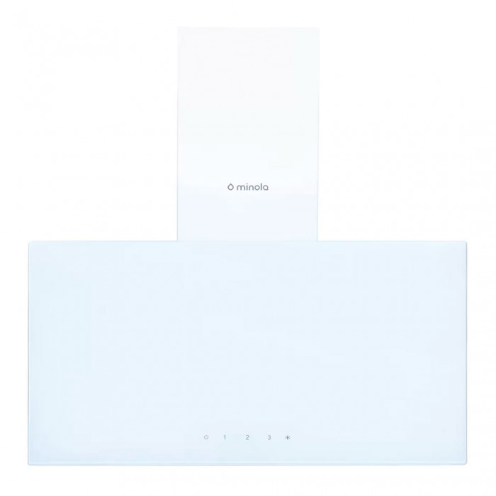 Витяжка декоративна похила MINOLA HVS 6744 WH 1100 LED