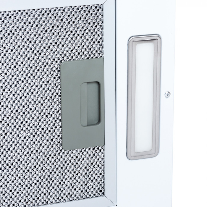 Витяжка декоративна похила MINOLA HVS 6744 WH 1100 LED