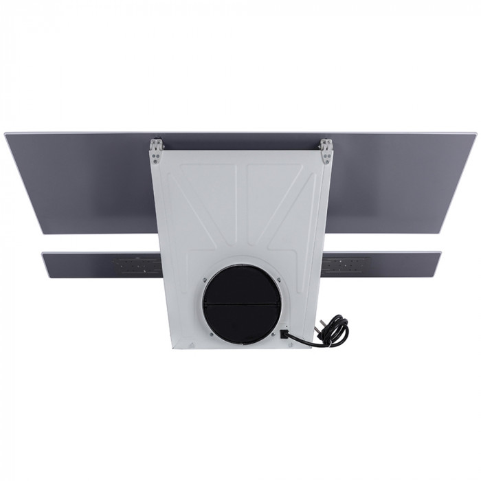 Витяжка декоративна похила MINOLA HVS 9412 WH 850 LED