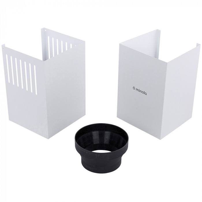 Витяжка декоративна похила MINOLA HVS 9412 WH 850 LED