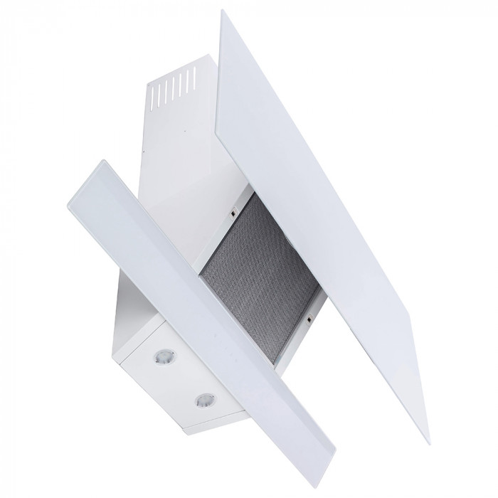 Витяжка декоративна похила MINOLA HVS 9412 WH 850 LED