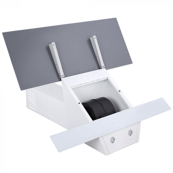 Витяжка декоративна похила MINOLA HVS 9412 WH 850 LED