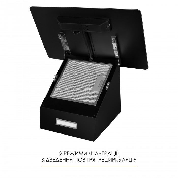 Витяжка декоративна похила WEILOR AURA WDS 53 BLACK