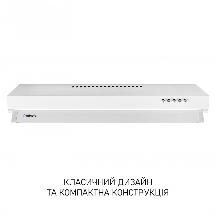 Витяжка плоска MINOLA HPL 633 WH