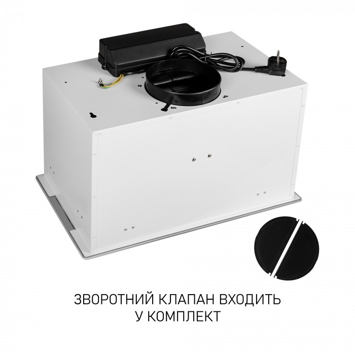 Витяжка повновбудована MINOLA BGH 5977 WH Silent