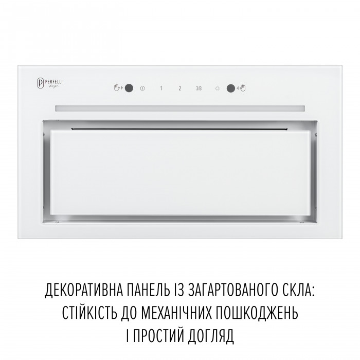 Витяжка повновбудована PERFELLI DESIGN FILINI 5 BIANCO SILENZIO
