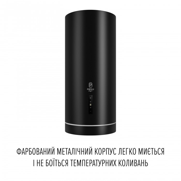 Витяжка пристінна PERFELLI DESIGN RICCO 35 NERO SILENZIO