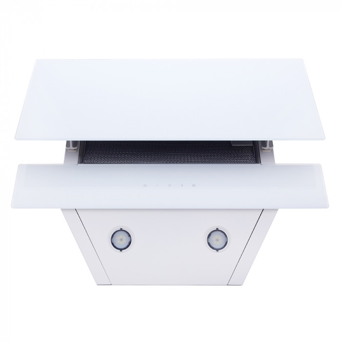 Витяжка декоративна похила PERFELLI DNS 5252 D 700 WH LED