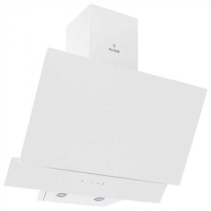 Витяжка декоративна похила PERFELLI DNS 6452 D 850 WH LED