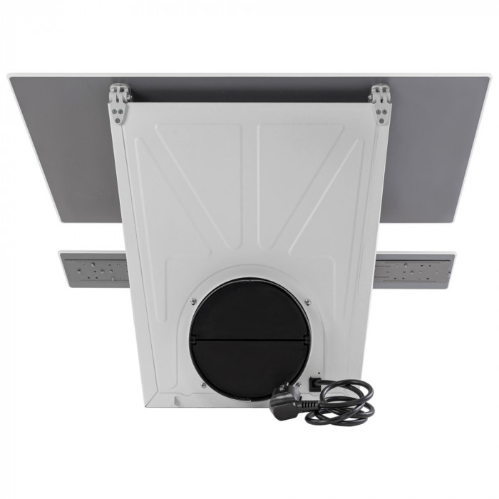 Витяжка декоративна похила PERFELLI DNS 6452 D 850 WH LED