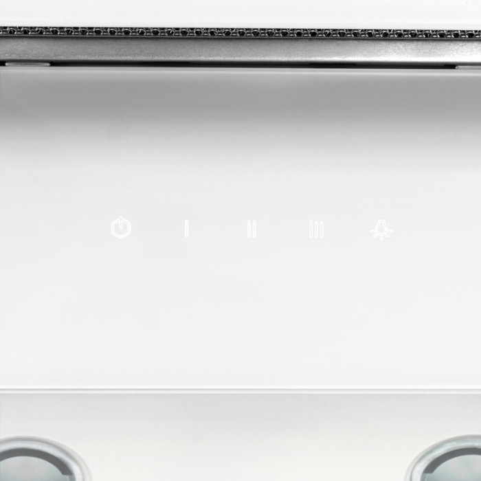 Витяжка декоративна похила PERFELLI DNS 6452 D 850 WH LED