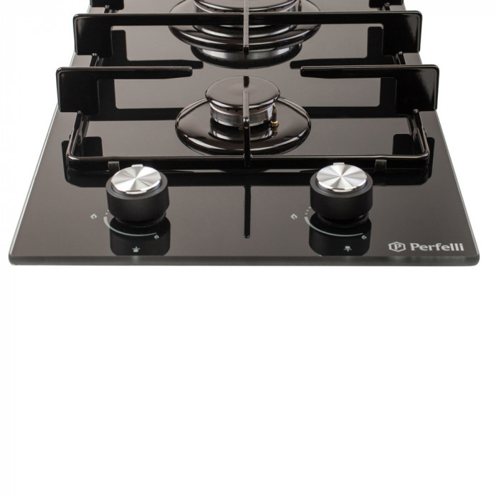 Поверхня газова Domino на склі PERFELLI HGG 31414 BL