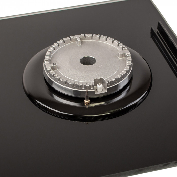 Поверхня газова Domino на склі PERFELLI HGG 31414 BL