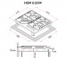 Поверхня газова на металі PERFELLI HGM 61694 WH