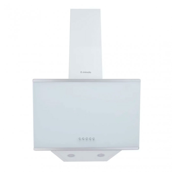 Витяжка декоративна похила MINOLA HDN 5202 WH/INOX 700 LED