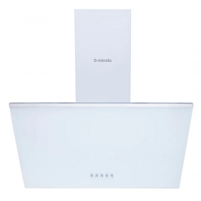 Витяжка декоративна похила MINOLA HDN 5222 WH/INOX 700 LED
