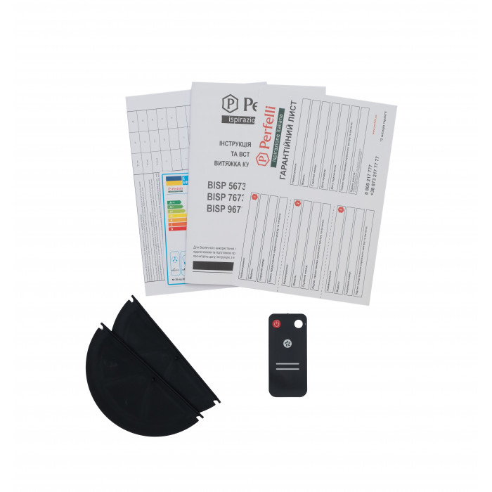 Витяжка повновбудована PERFELLI BISP 5673 WH 1000 LED Strip