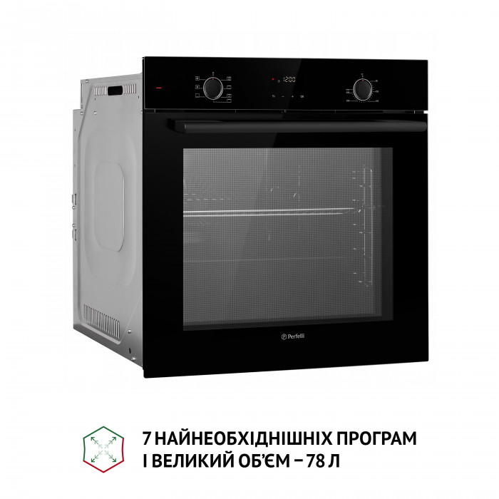 Духова шафа електрична PERFELLI PERLA 6D7 NERO