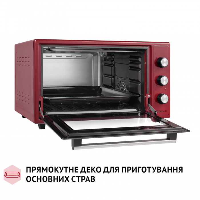 Електрична піч PERFELLI TRIMO 48 RED