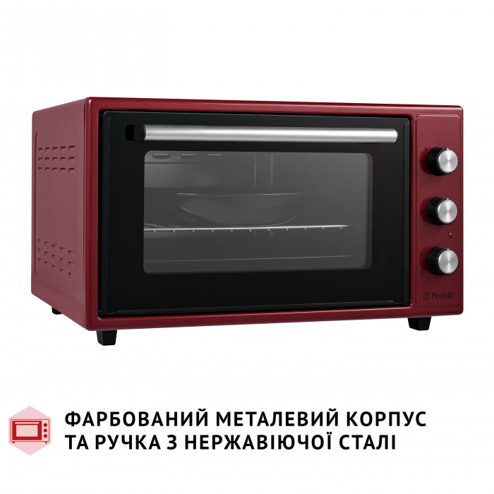 Електрична піч PERFELLI TRIMO 48 RED