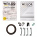 Поверхня газова Domino на металі WEILOR GM 304 SS