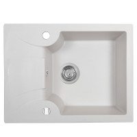 Мийка кухонна гранітна PERFELLI FELICITA PGF 134-60 WHITE