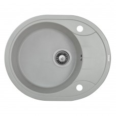 Мийка кухонна гранітна PERFELLI PRIMO OGP 1351-58 GREY METALLIC