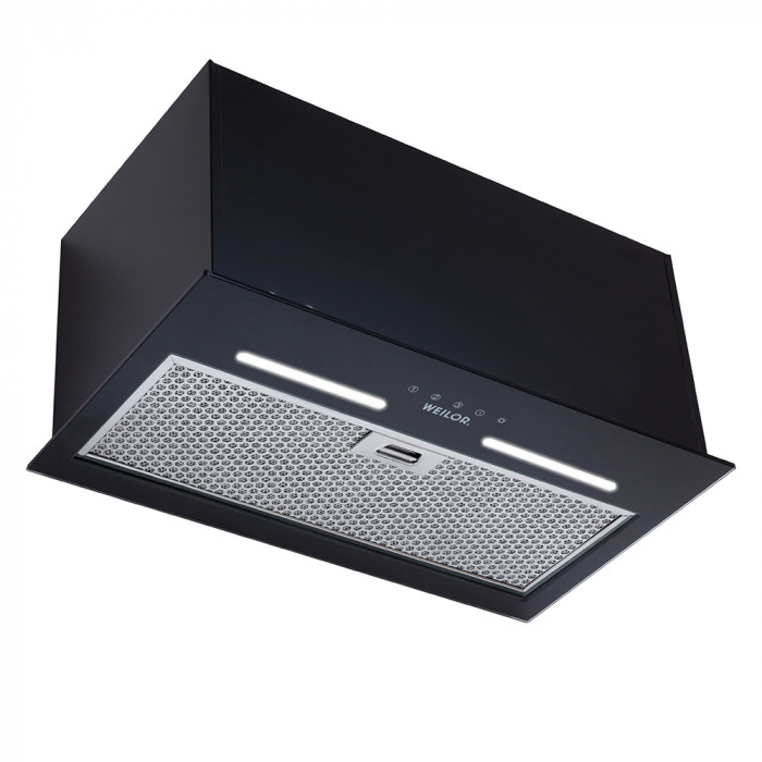 Витяжка повновбудована WEILOR PBS 52650 GLASS BL 1250 LED Strip