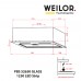 Витяжка повновбудована WEILOR PBS 52650 GLASS BL 1250 LED Strip