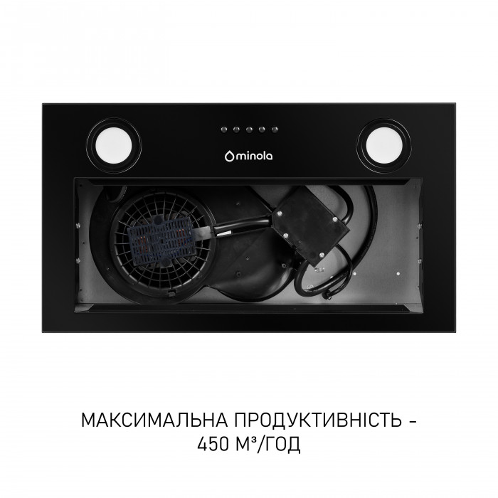 Витяжка повновбудована Minola HBI 5025 BLF LED