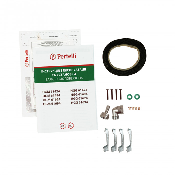 Поверхня газова на металі PERFELLI HGM 61424 WH