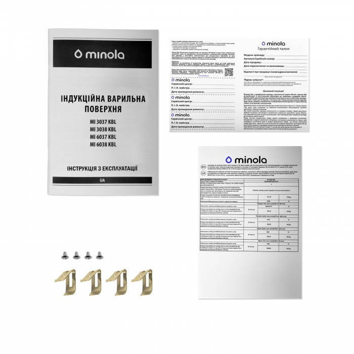 Поверхня індукційна MINOLA MI 6038 KBL