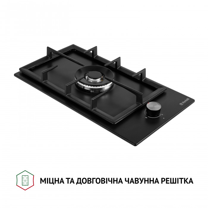 Поверхня газова Domino на металі PERFELLI HGM 31404 BL