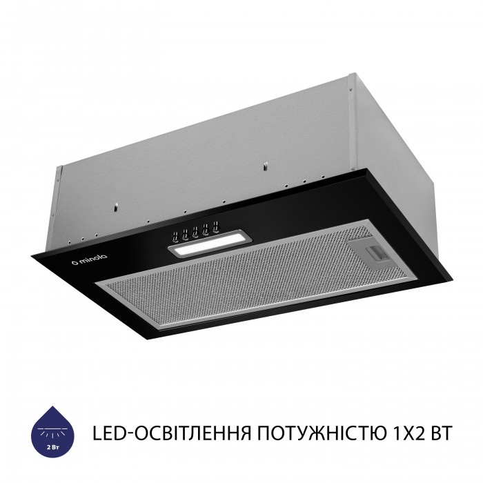 Витяжка повновбудована MINOLA HBI 5214 BL 700 LED