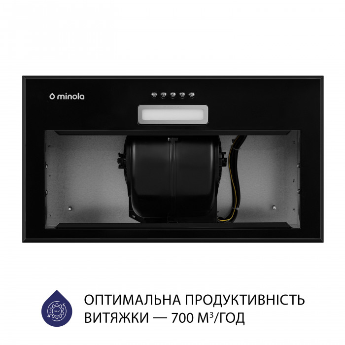 Витяжка повновбудована MINOLA HBI 5214 BL 700 LED