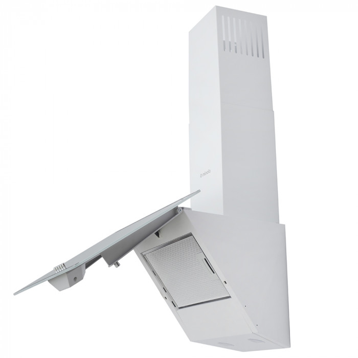 Витяжка декоративна похила MINOLA HDN 5202 WH/INOX 700 LED