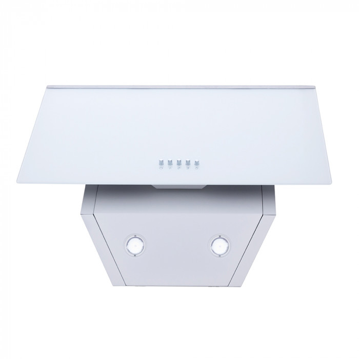 Витяжка декоративна похила MINOLA HDN 5222 WH/INOX 700 LED