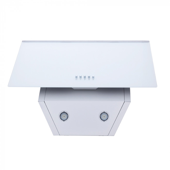 Витяжка декоративна похила MINOLA HDN 5222 WH/INOX 700 LED