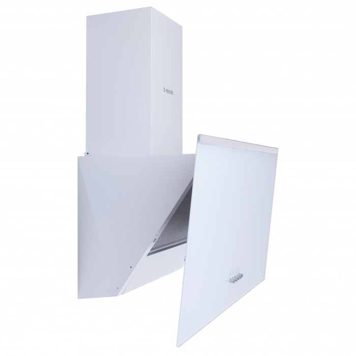 Витяжка декоративна похила MINOLA HDN 5222 WH/INOX 700 LED