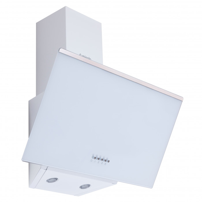 Витяжка декоративна похила MINOLA HDN 5222 WH/INOX 700 LED