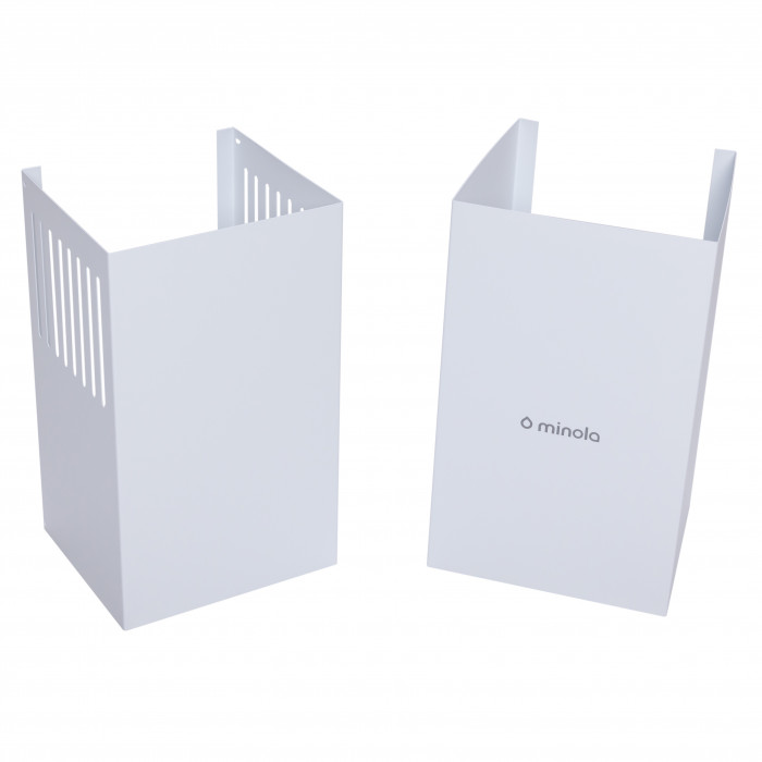 Витяжка декоративна похила MINOLA HDN 5222 WH/INOX 700 LED