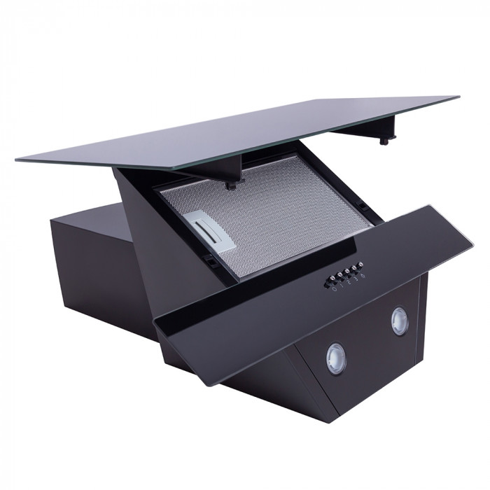 Витяжка декоративна похила MINOLA HDN 6212 BL 700 LED