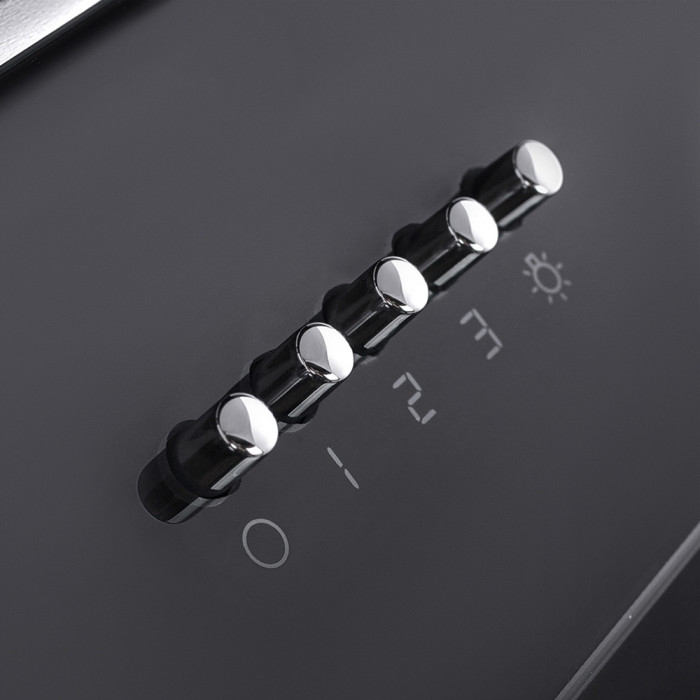 Витяжка декоративна похила MINOLA HDN 9412 BL 850 LED