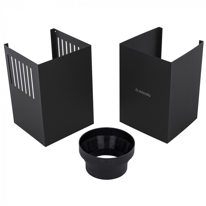 Витяжка декоративна похила MINOLA HDN 9412 BL 850 LED