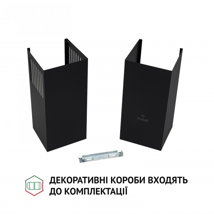 Витяжка декоративна похила PERFELLI DNS 6482 D 850 BL LED